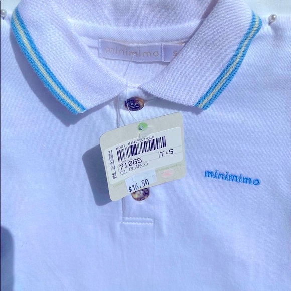 NWT Mini Mimo Unisex Baby Onesie White Size Small - Picture 2 of 7